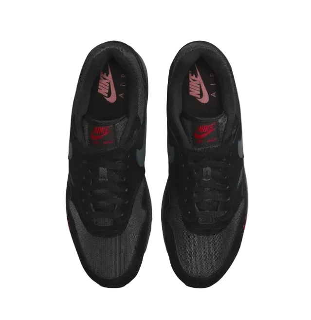 Nike Air Max 1 Black Anthracite University Red
