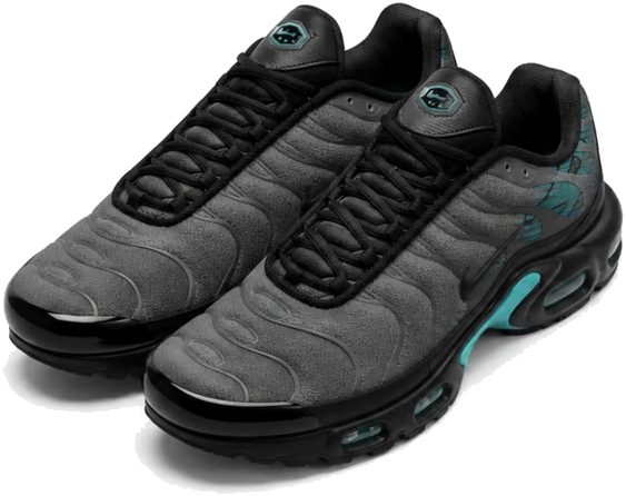 Nike Air Max Plus Green Dark Grey Kids